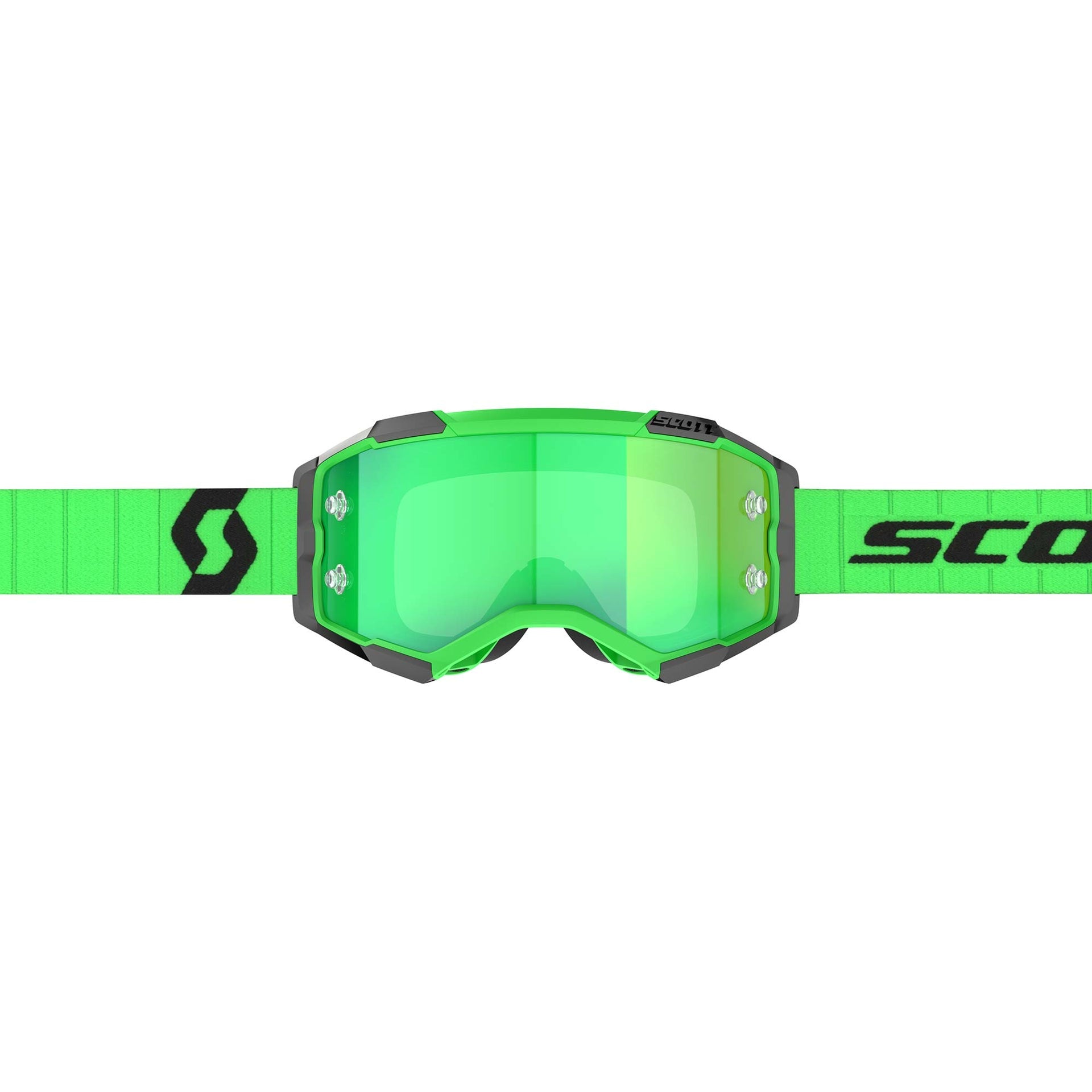 Scott FURY Goggles (Green) Green Chrome Lens