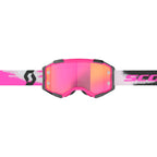 Scott FURY Goggles (Pink/Black) Pink Chrome Lens