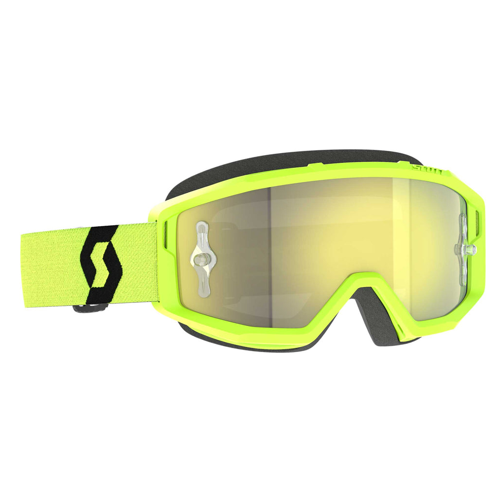 Scott PRIMAL Goggles (Yellow/Black) Chrome Yellow Lens