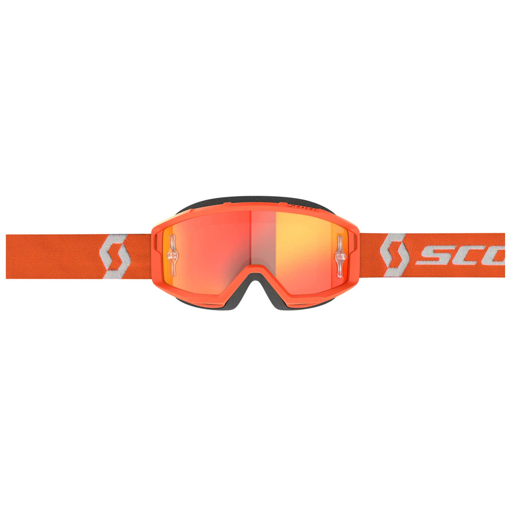 Scott PRIMAL Goggles (Orange/White) Chrome Orange Lens