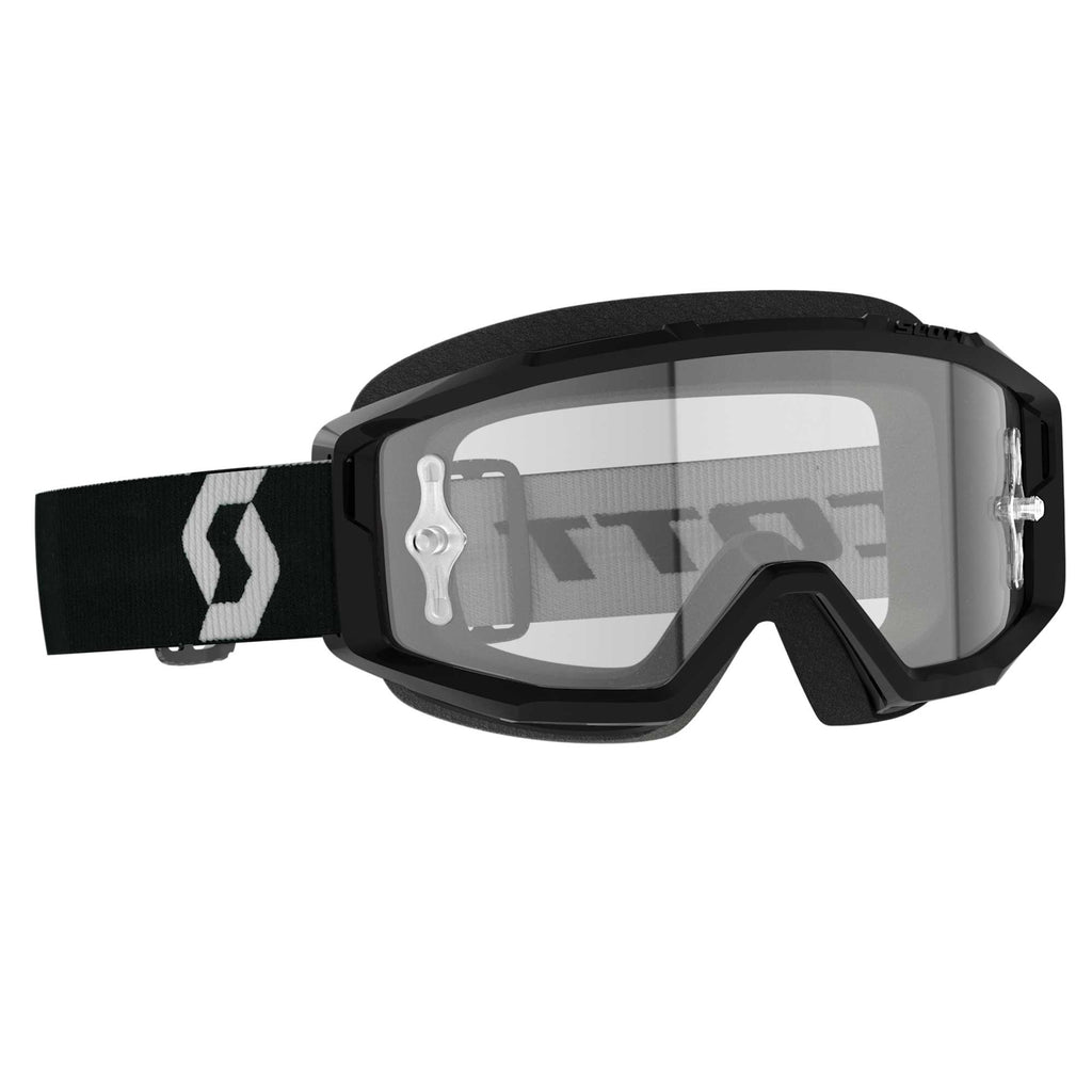 Scott PRIMAL Goggles (Black/White) Clear Lens
