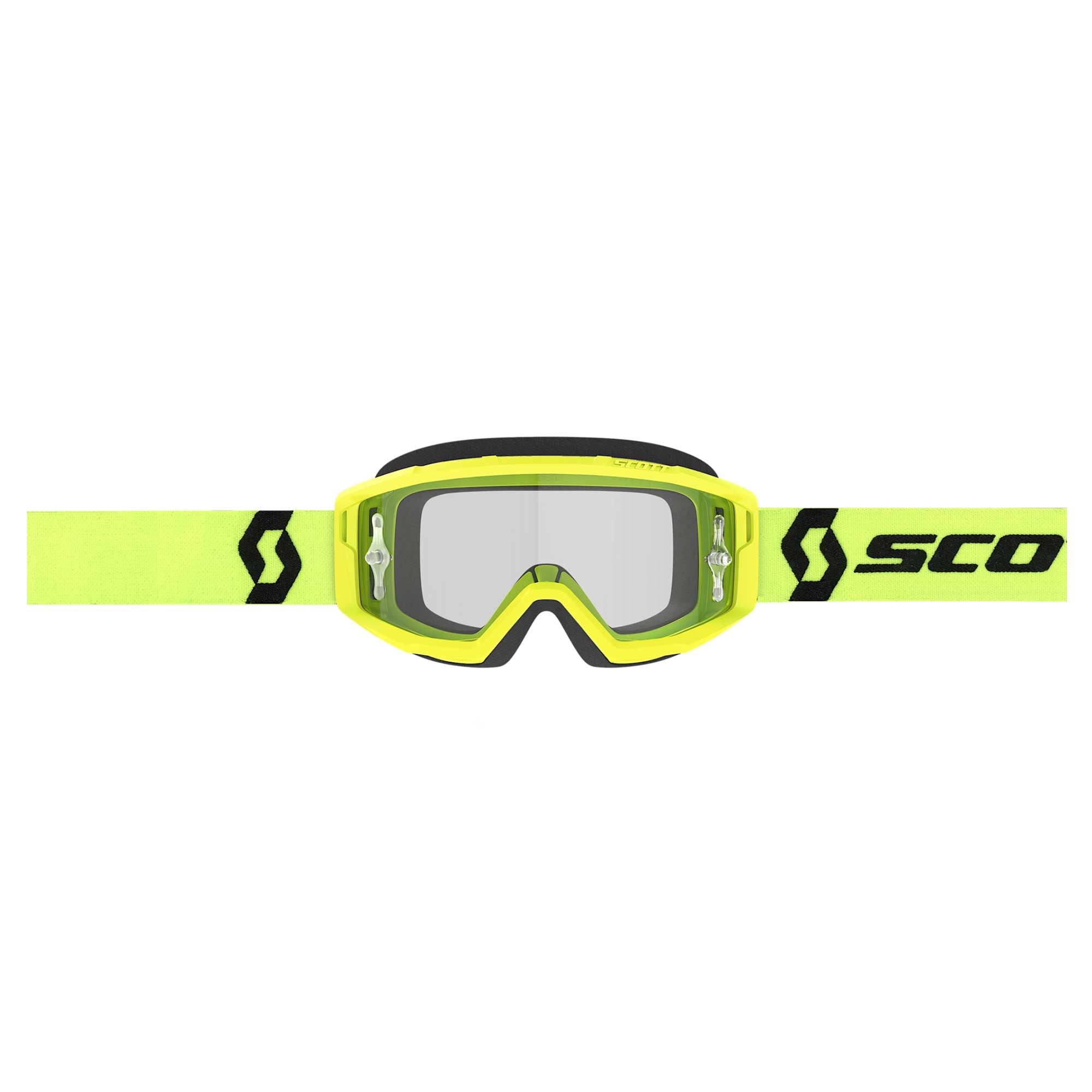 Scott PRIMAL Goggles (Yellow/Black) Clear Lens