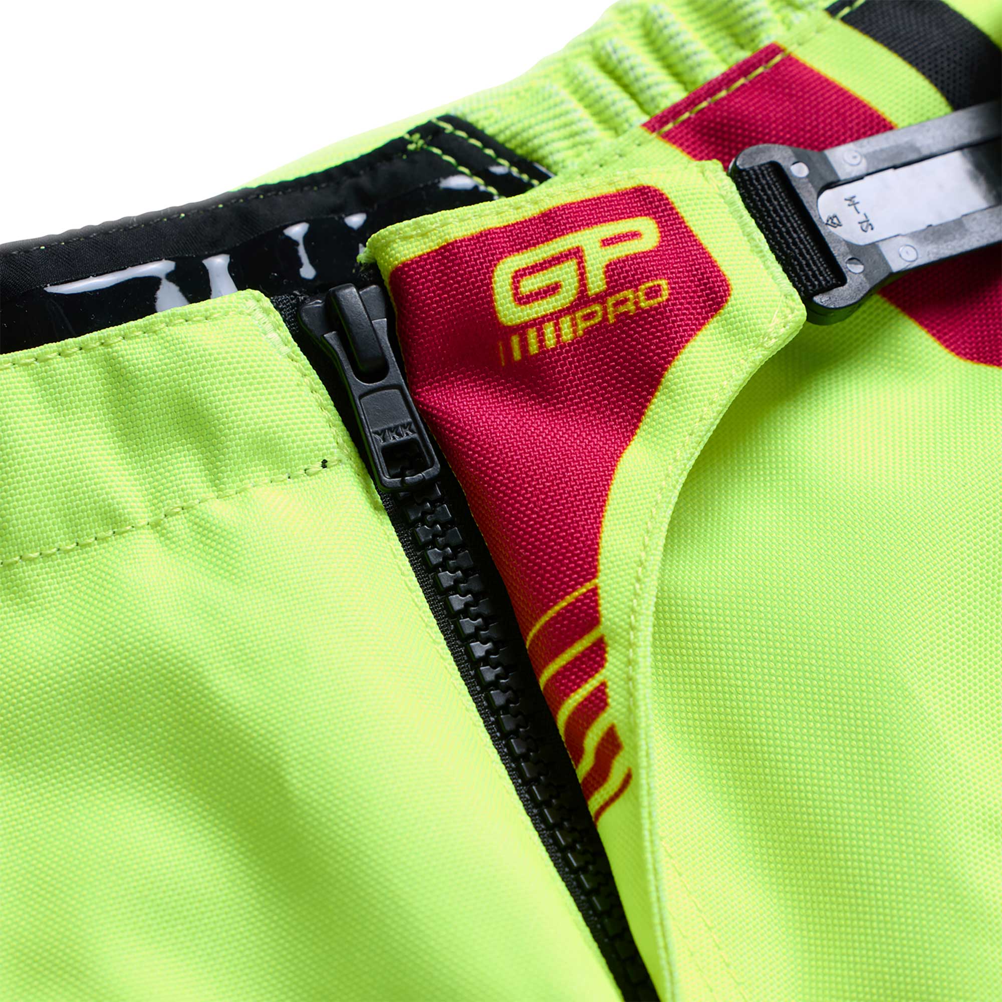 Troy Lee Designs MX Youth Pants - GP PRO ROLLER (Flo Yellow / Fuchsia)