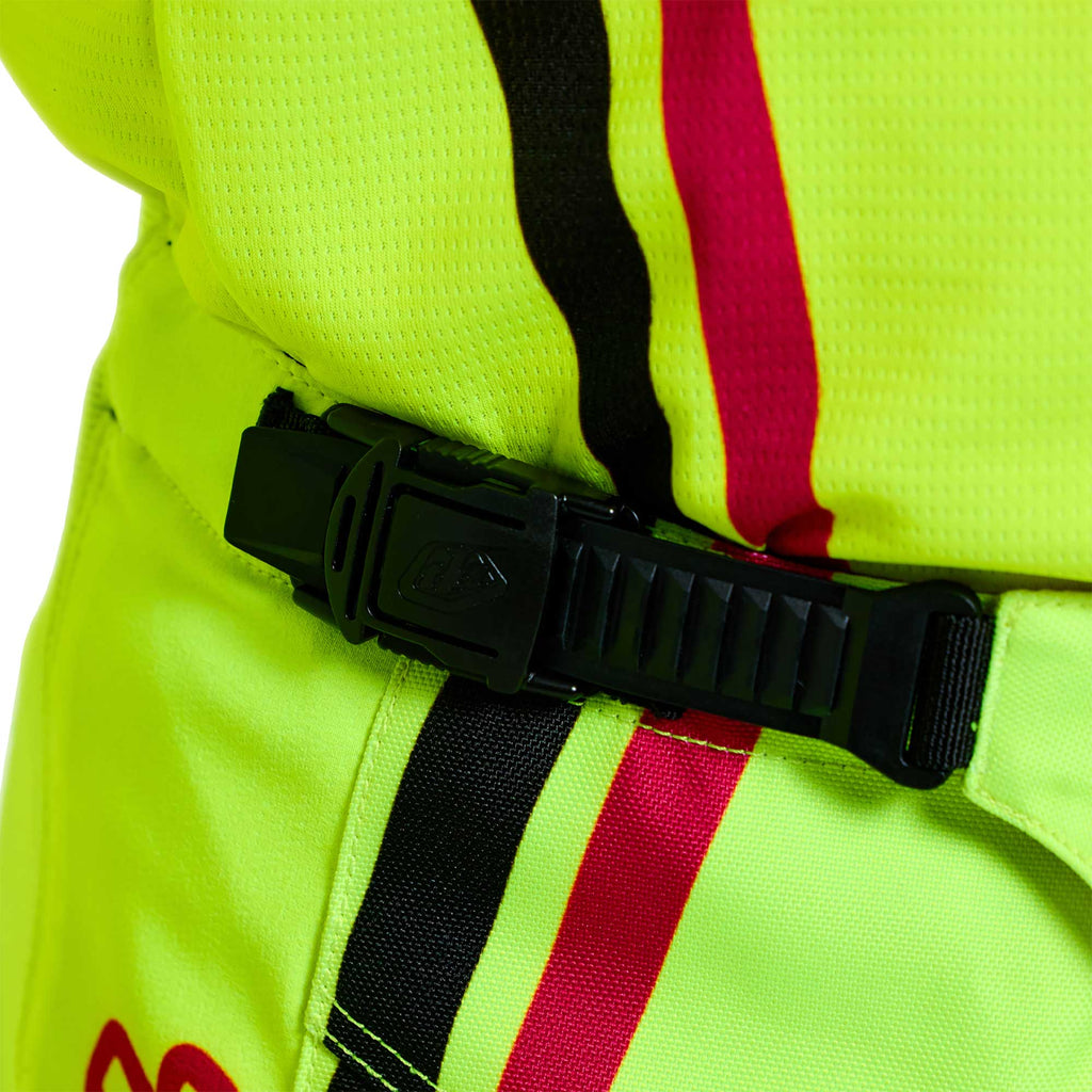 Troy Lee Designs MX Youth Pants - GP PRO ROLLER (Flo Yellow / Fuchsia)