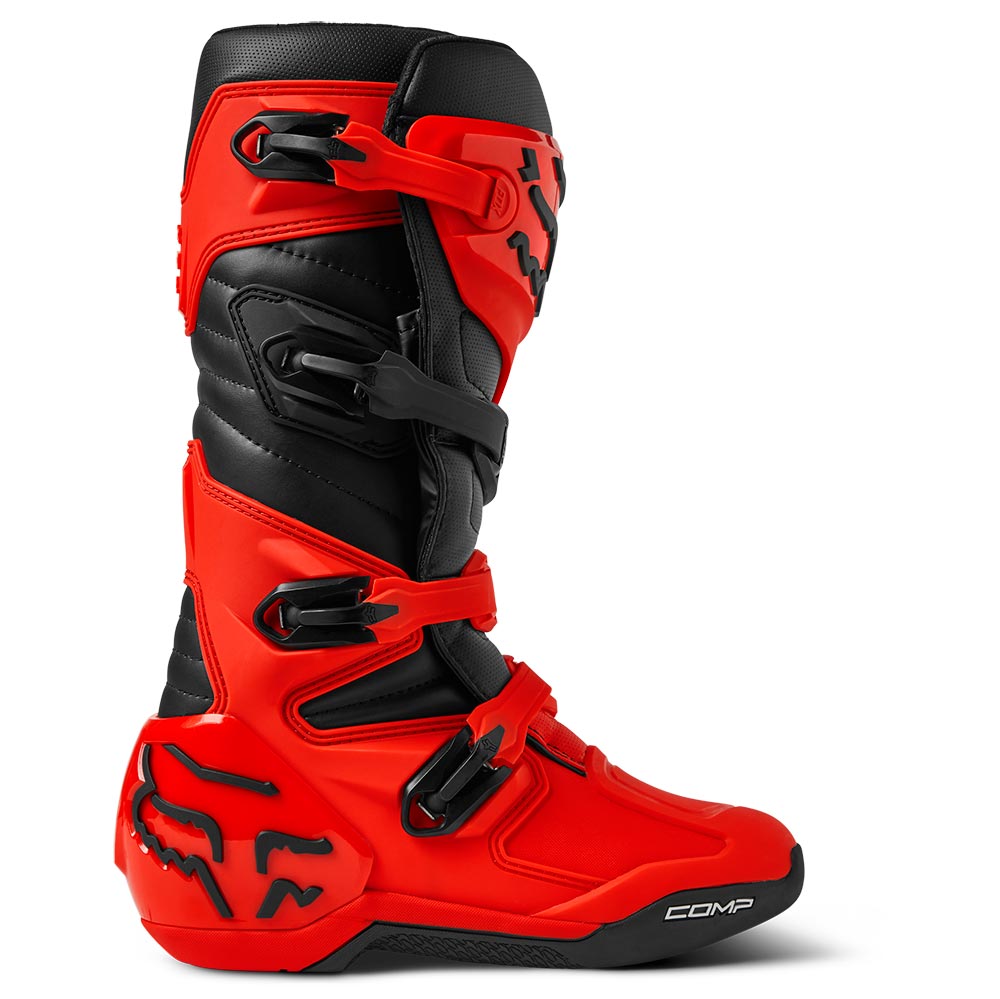 FOX Racing Motocross Boots - COMP (Red/Black)