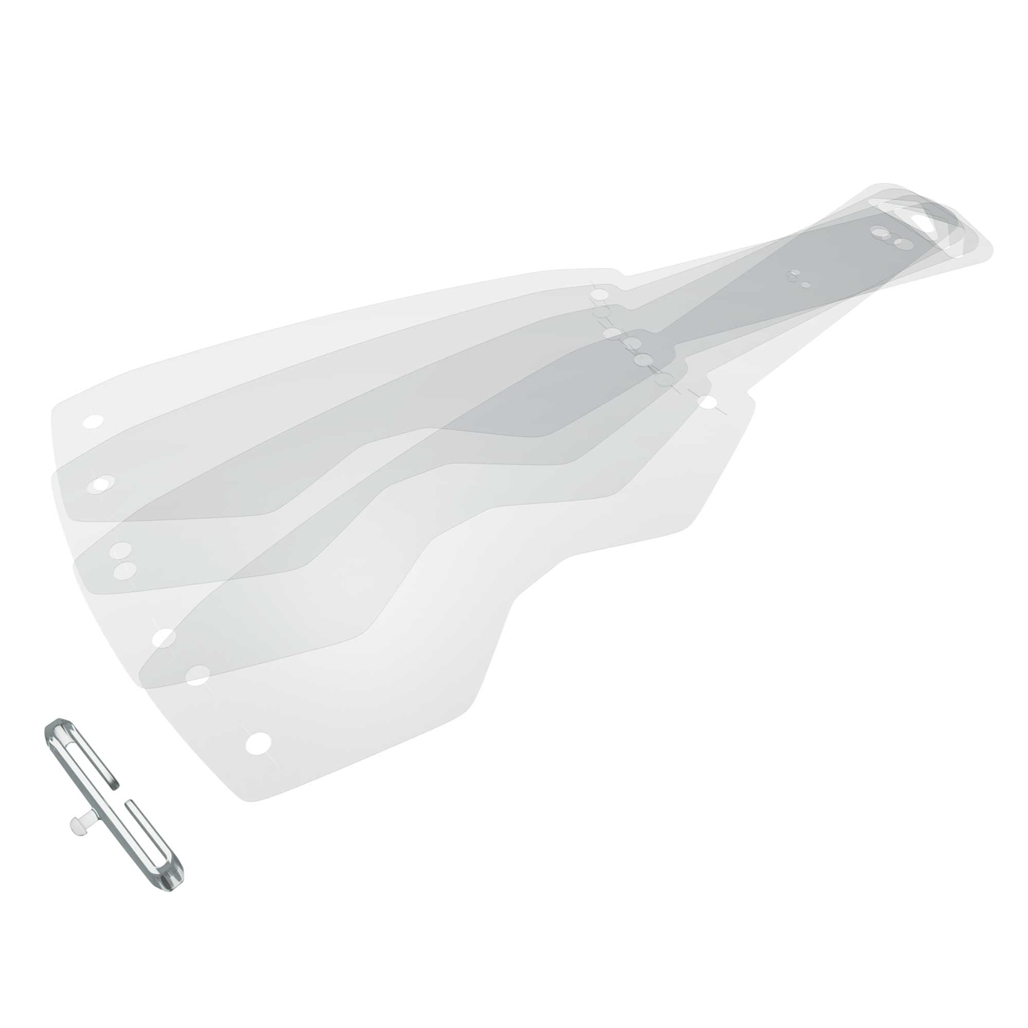 Scott Tear-Offs inc Strap Pin - Prospect 2.0 | Fury - Laminated + Sealing Tape x14