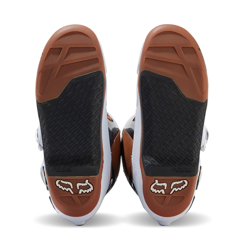 FOX Racing MOTION Motocross Boots (Black/White/Gum)