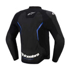 Alpinestars GP FORCE AIR V2 Motorcycle Leather Vented Jacket (Black/Metalic Blue)