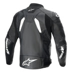 Alpinestars GP Plus R V4 Airflow Motorcycle Leather Jacket (Black/White)