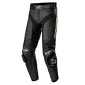Alpinestars Missile V3 Motorcycle Leather Jeans (Black/White) *Regular Leg*