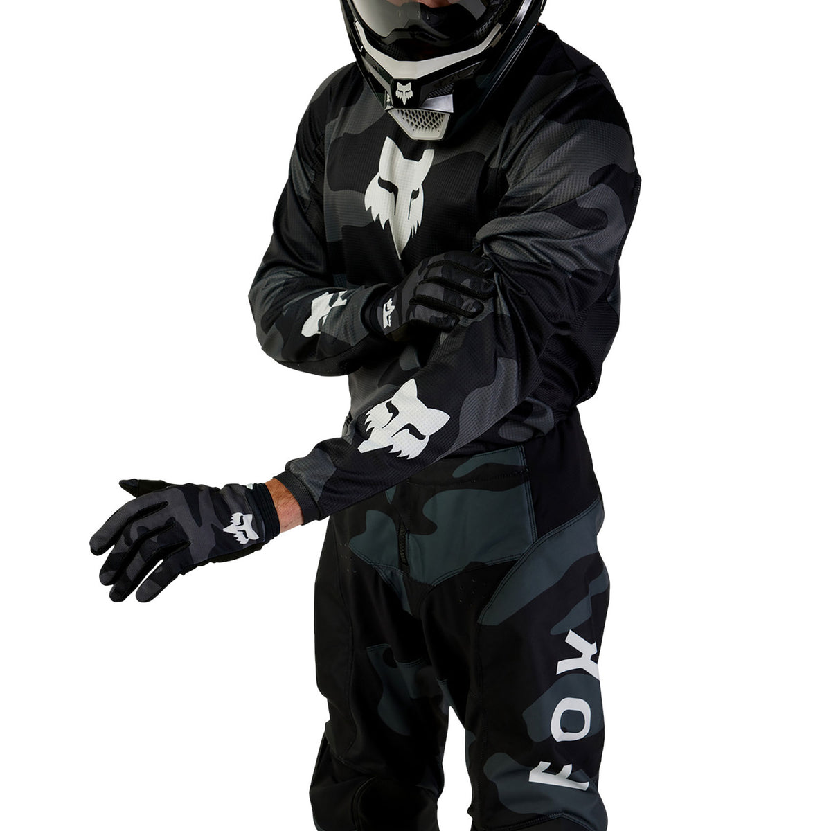 FOX Racing 180 BNKR MX Kit Deal (Black/Camo) SALE