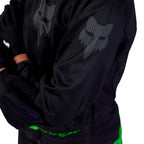 FOX Racing Youth 180 Blackout MX Gear Set (Black/Black)