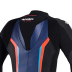 Alpinestars GP Force V2 Motorcycle Leather Race 1pc Suit (Black/Blue/Red Fluo)