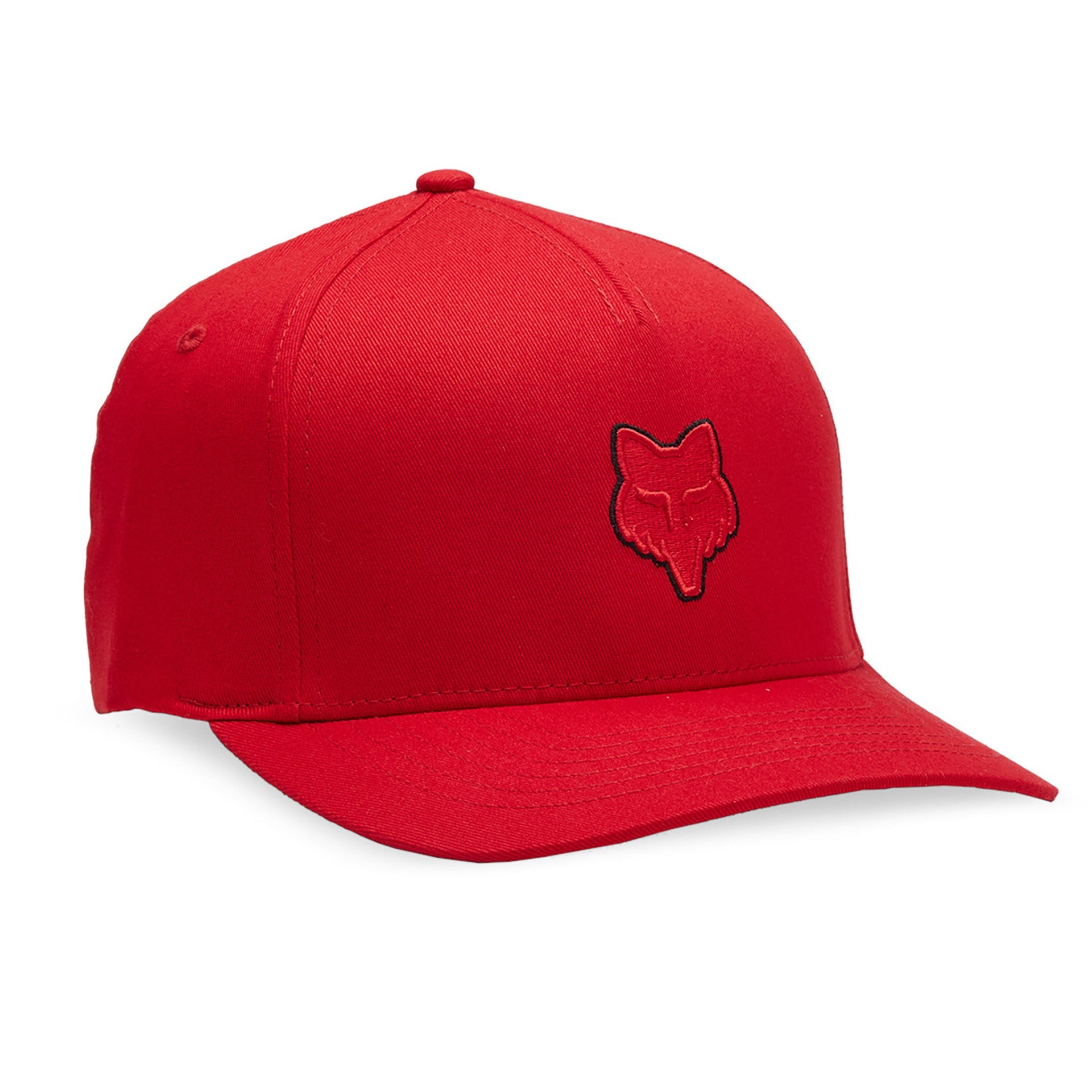 FOX Racing Mens Cap - FOX HEAD Flexfit Hat (Flame Red)