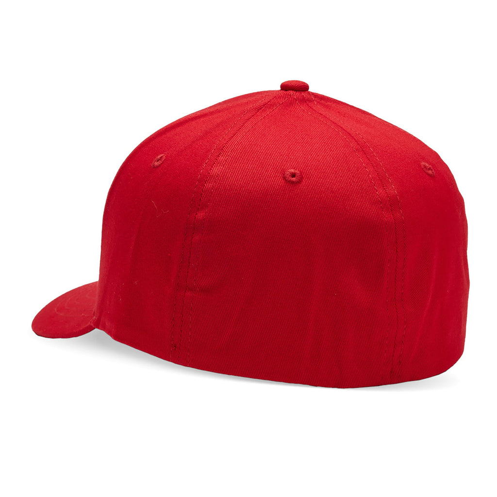 FOX Racing Mens Cap - FOX HEAD Flexfit Hat (Flame Red)
