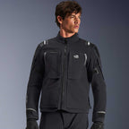 Alpinestars ANDES PRO Drystar XF Motorcycle Textile Adventure Touring Jacket (Black/Dark Grey)