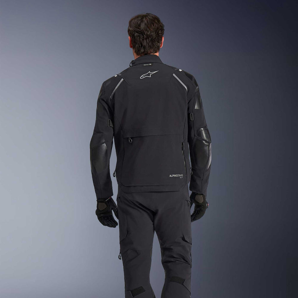 Alpinestars ANDES PRO Drystar XF Motorcycle Textile Adventure Touring Jacket (Black/Dark Grey)