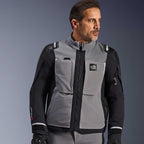 Alpinestars ANDES PRO Drystar XF Motorcycle Textile Adventure Touring Jacket (Dark Grey/Black)