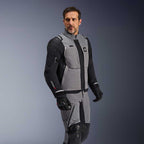 Alpinestars ANDES PRO Drystar XF Motorcycle Textile Adventure Touring Jacket (Dark Grey/Black)