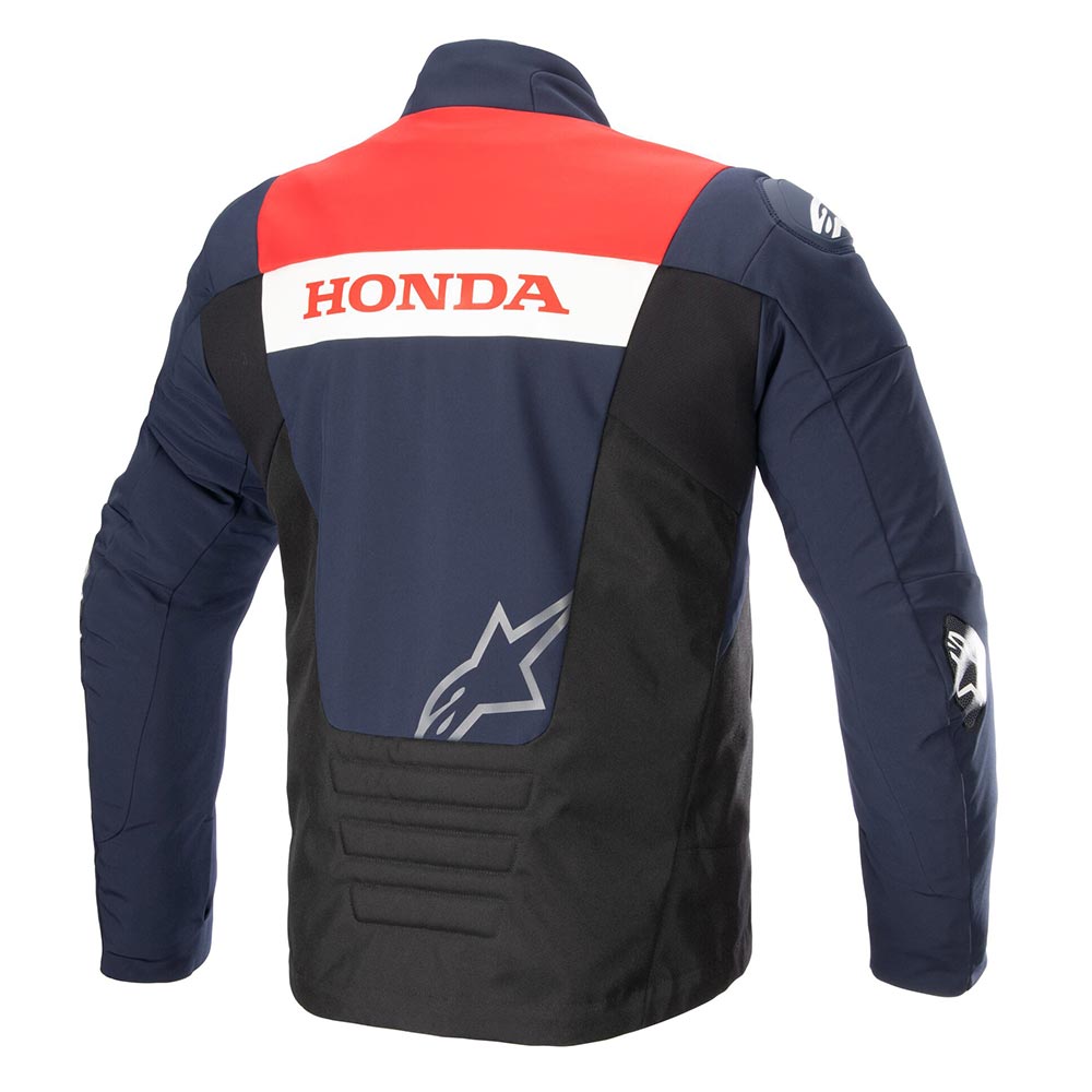 Alpinestars Honda SMX WP Softshell Jacket (Night Navy/Black/Bright Red)
