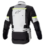 Alpinestars Bogota Pro Drystar Motorcycle Adventure | Touring Textile Jacket (Ice Grey/Dark Grey/Yellow Fluo)