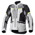 Alpinestars Bogota Pro Drystar Motorcycle Adventure | Touring Textile Jacket (Ice Grey/Dark Grey/Yellow Fluo)