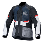 Alpinestars Andes AIR Drystar Motorcycle Adventure Vented Textile Jacket (Deep Blue/Black/Ice Grey)