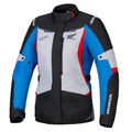 Alpinestars Honda Women's ST-1 Waterproof Jacket (Ice Grey/Dark Grey/Blue)