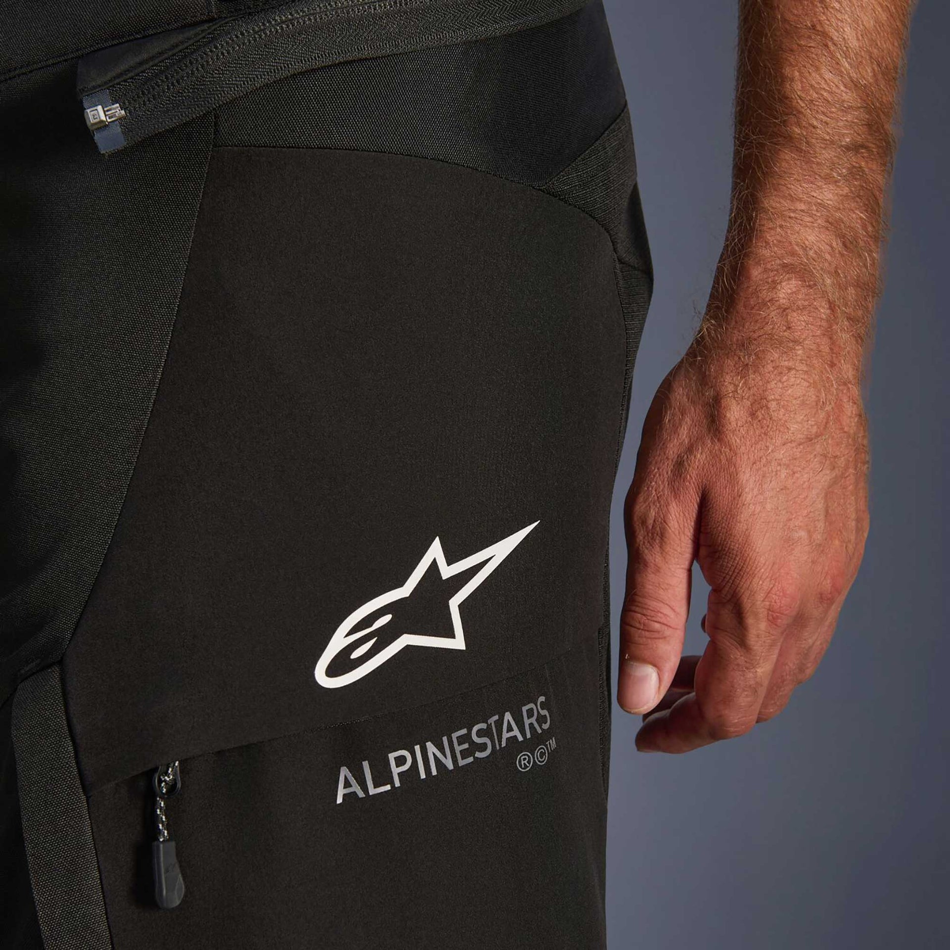 Alpinestars Andes Drystar V4 Motorcycle Adventure Textile Pant (Black) *Short Leg*