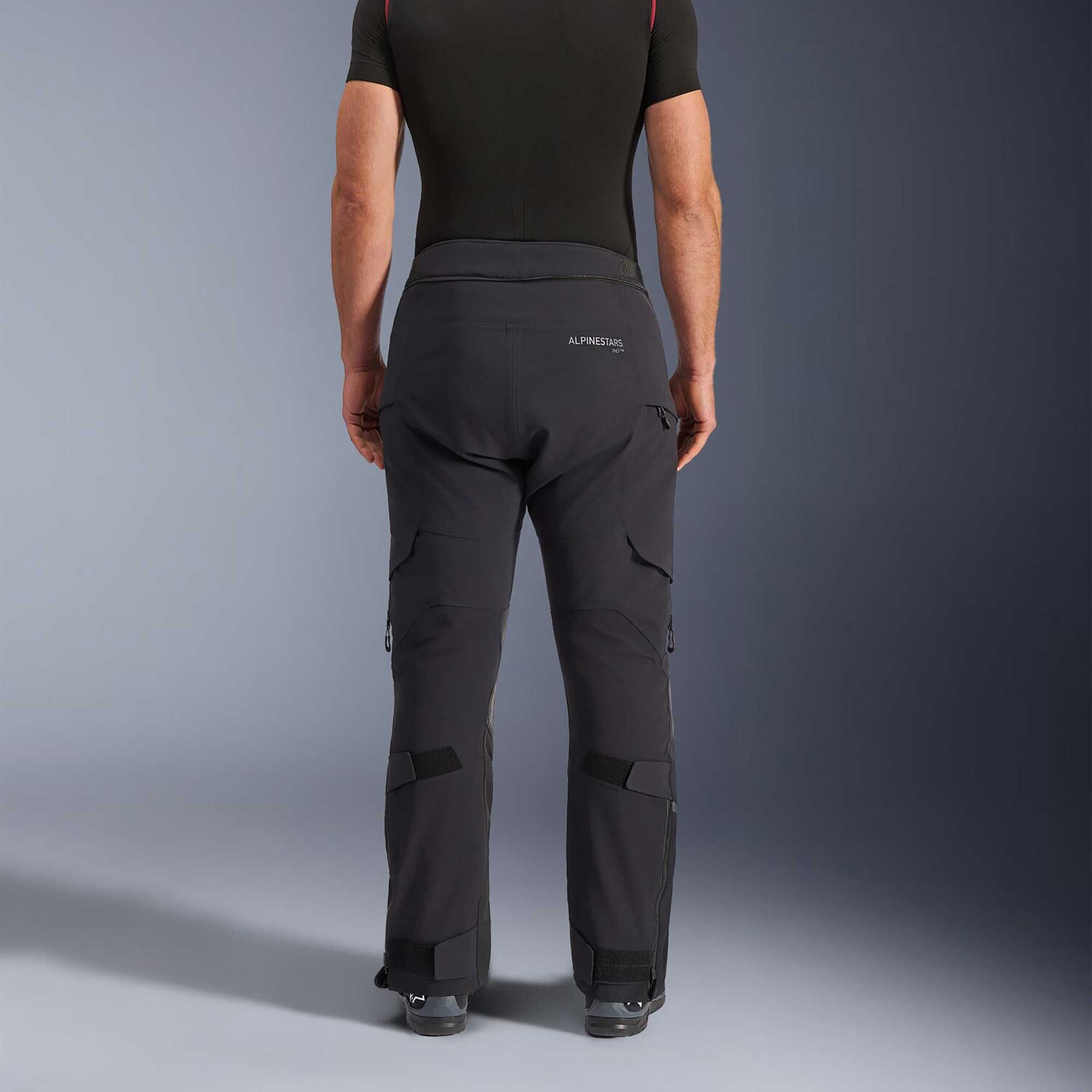 Alpinestars ANDES PRO Drystar XF Motorcycle Textile Adventure Touring Pants (Black/Dark Grey)