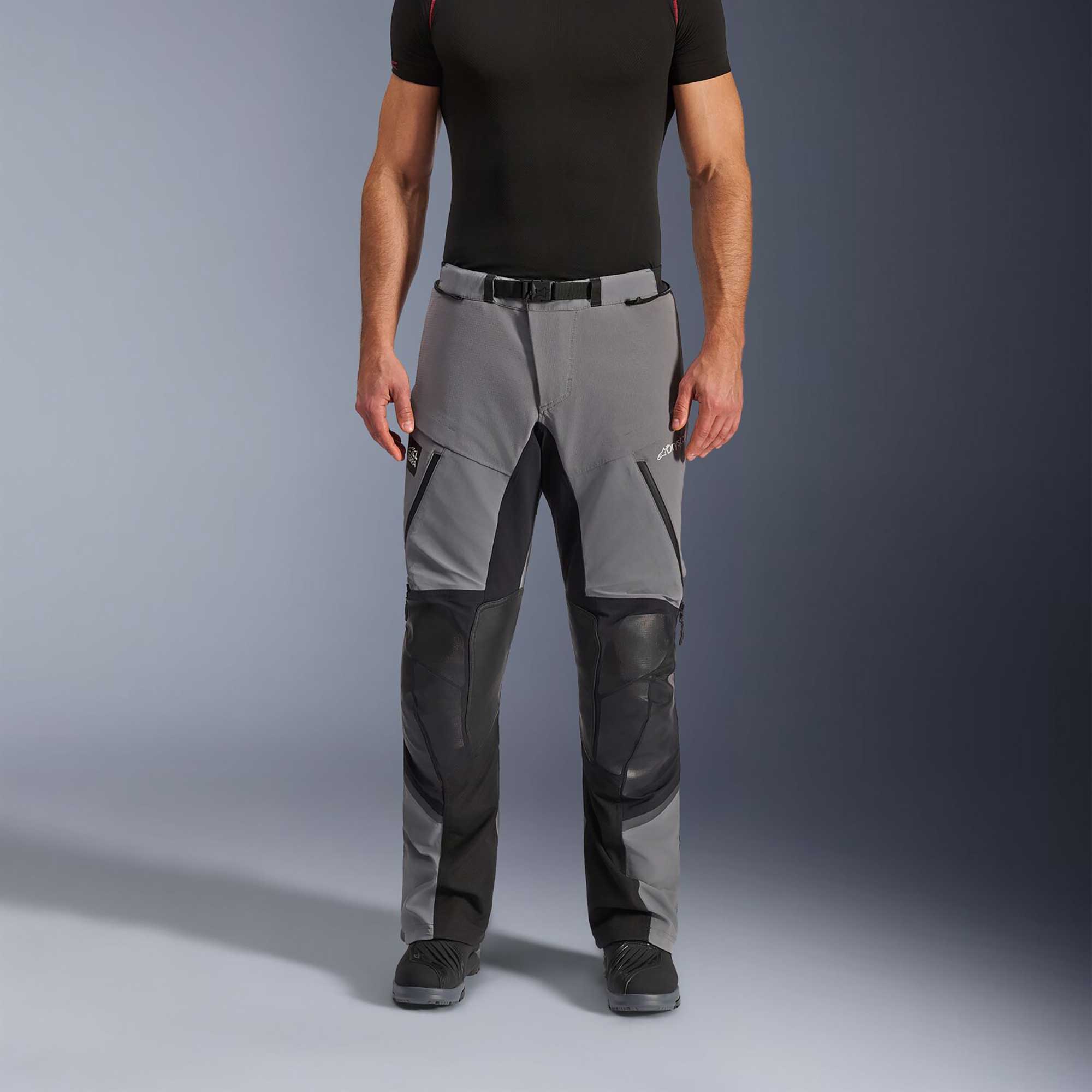Alpinestars ANDES PRO Drystar XF Motorcycle Textile Adventure Touring Pants (Dark Grey/Black)
