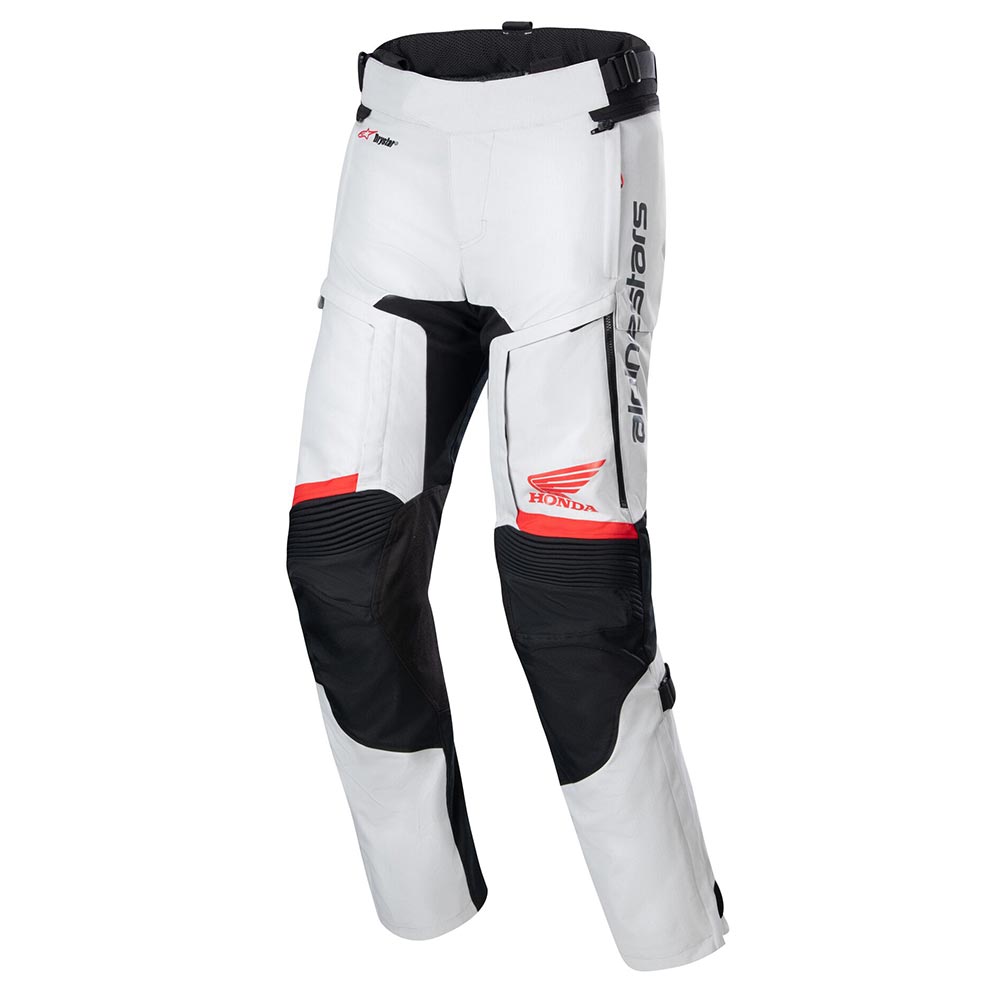 Alpinestars Honda Bogota 4 Seasons PRO Drystar Motorcycle Adventure Textile Pant (Ice Grey/Black)
