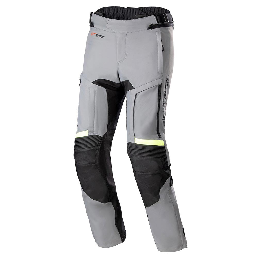 Alpinestars Bogota 3 Seasons Pro Drystar Motorcycle Adventure Textile Pant (Dark Gray/Yellow Fluo) *Regular Leg*