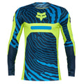FOX Racing FlexAir IMPRESSION MX Jersey (Fluo Yellow/Blue)