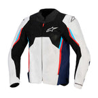 Alpinestars AST V3 AIR Motorcycle Vented Jacket (Silver/Deep Blue/Bright Red)
