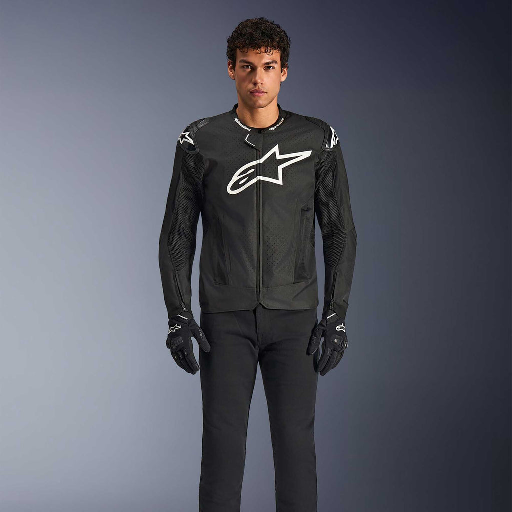 Alpinestars T-GP AIR Motorcycle Vented Jacket (Black)