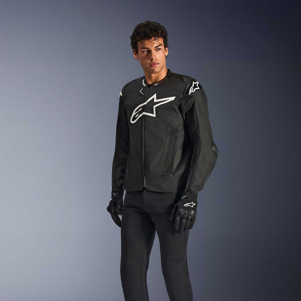 Alpinestars T-GP AIR Motorcycle Vented Jacket (Black)