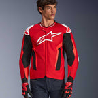 Alpinestars T-GP AIR Motorcycle Vented Jacket Bright Red/Black/Red Fluo)