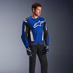 Alpinestars T-GP AIR Motorcycle Vented Jacket Bright Blue/Navy/Black/White)