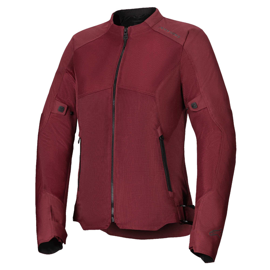 Alpinestars Stella C-1 AIR Womens Motorcycle Vented Jacket (Burgundy)