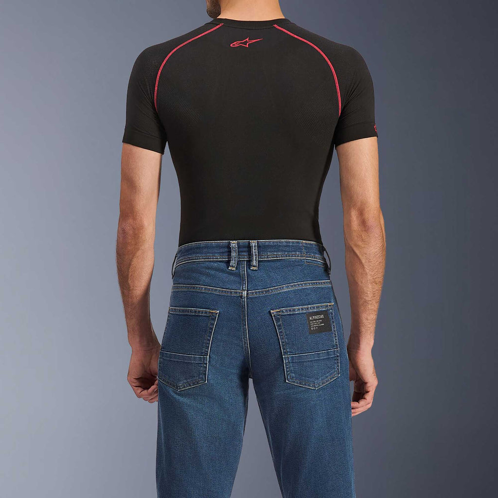 Alpinestars FLEX-AST 5 Denim Riding Jeans - Short Leg (Indigo Washed)