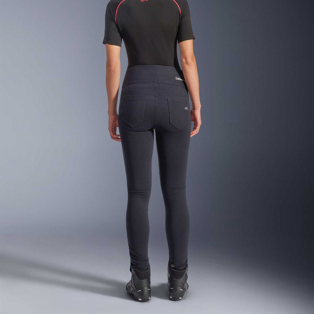 Alpinestars Stella FLEX-AST Leggings Women's Motorcycle Jeans (Black/Black) Short Leg