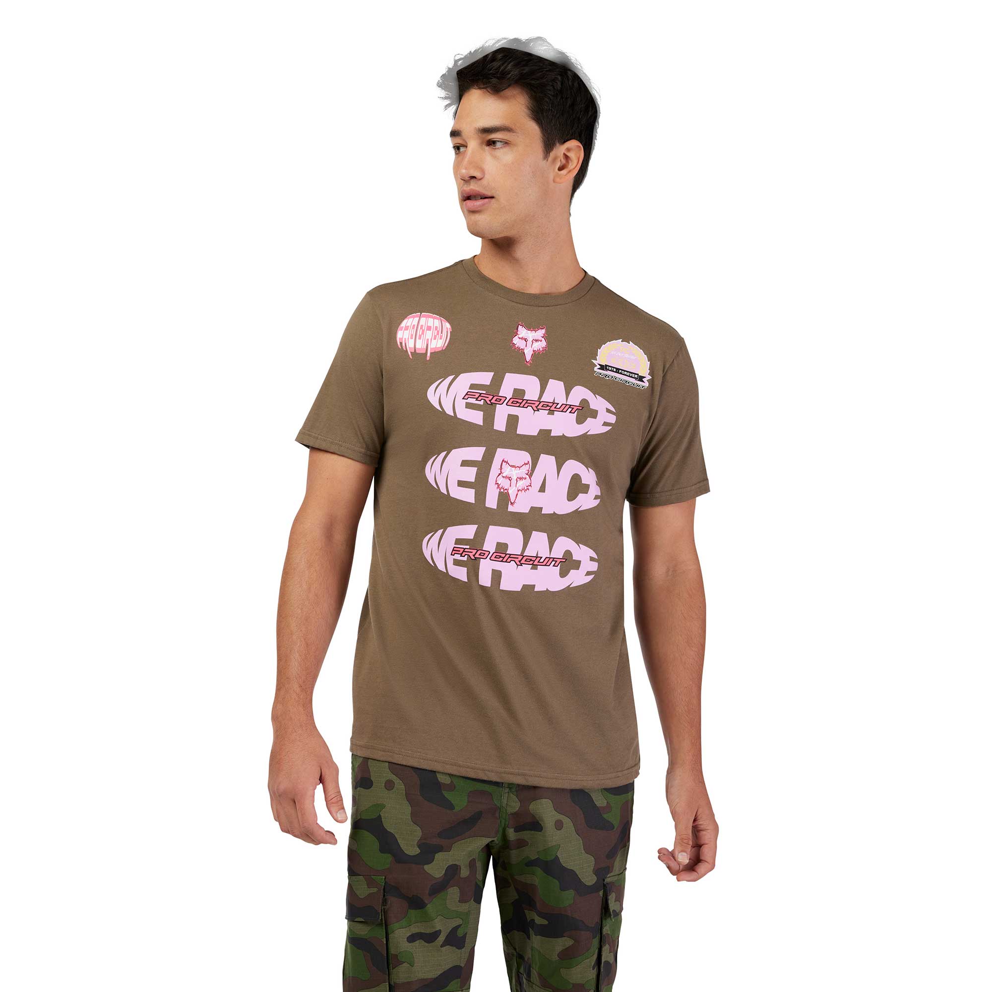 Fox (SALE) T-Shirt - PRO CIRCUIT Tee (Military Green)