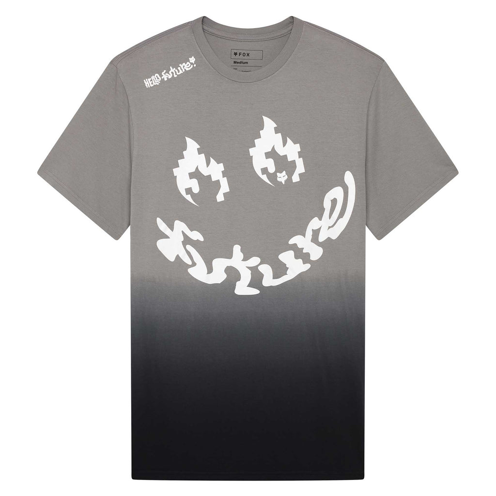 Fox (SALE) T-Shirt - HELLO FOX Premium Tee (Steel Grey)