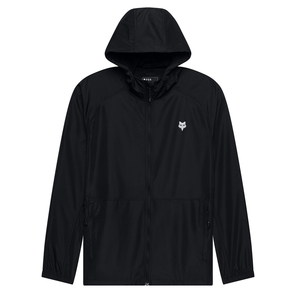 FOX Racing Mens Jacket - FOX HEAD Windbreaker (Black)