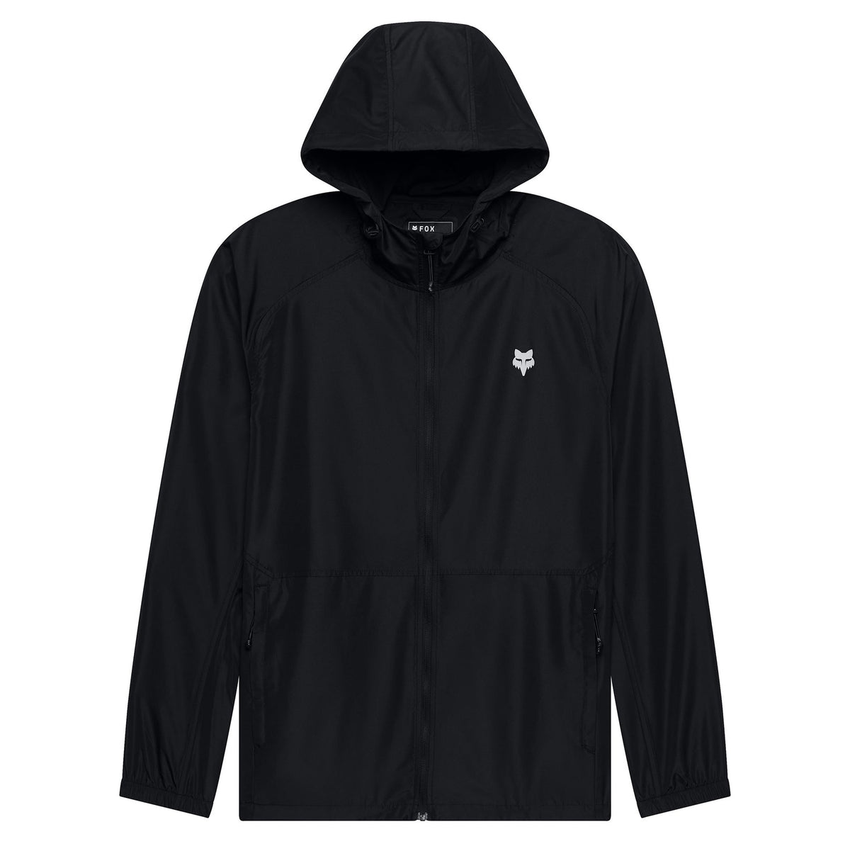 FOX Racing Mens Jacket - FOX HEAD Windbreaker (Black)