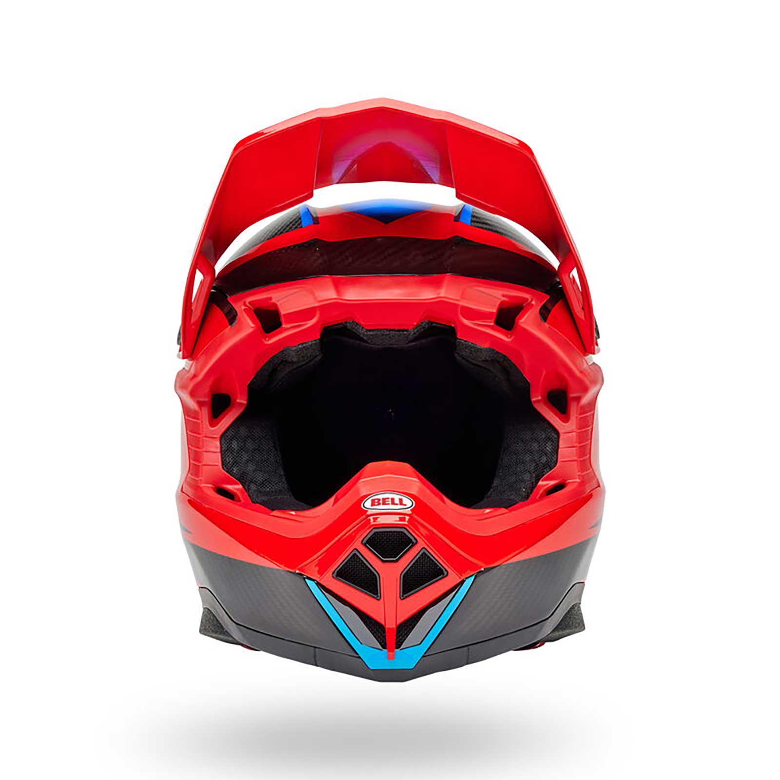 BELL Moto-10 Spherical EVADE MX Helmet (Red/Carbon)
