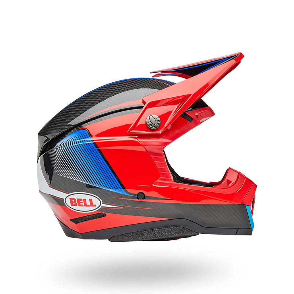 BELL Moto-10 Spherical EVADE MX Helmet (Red/Carbon)