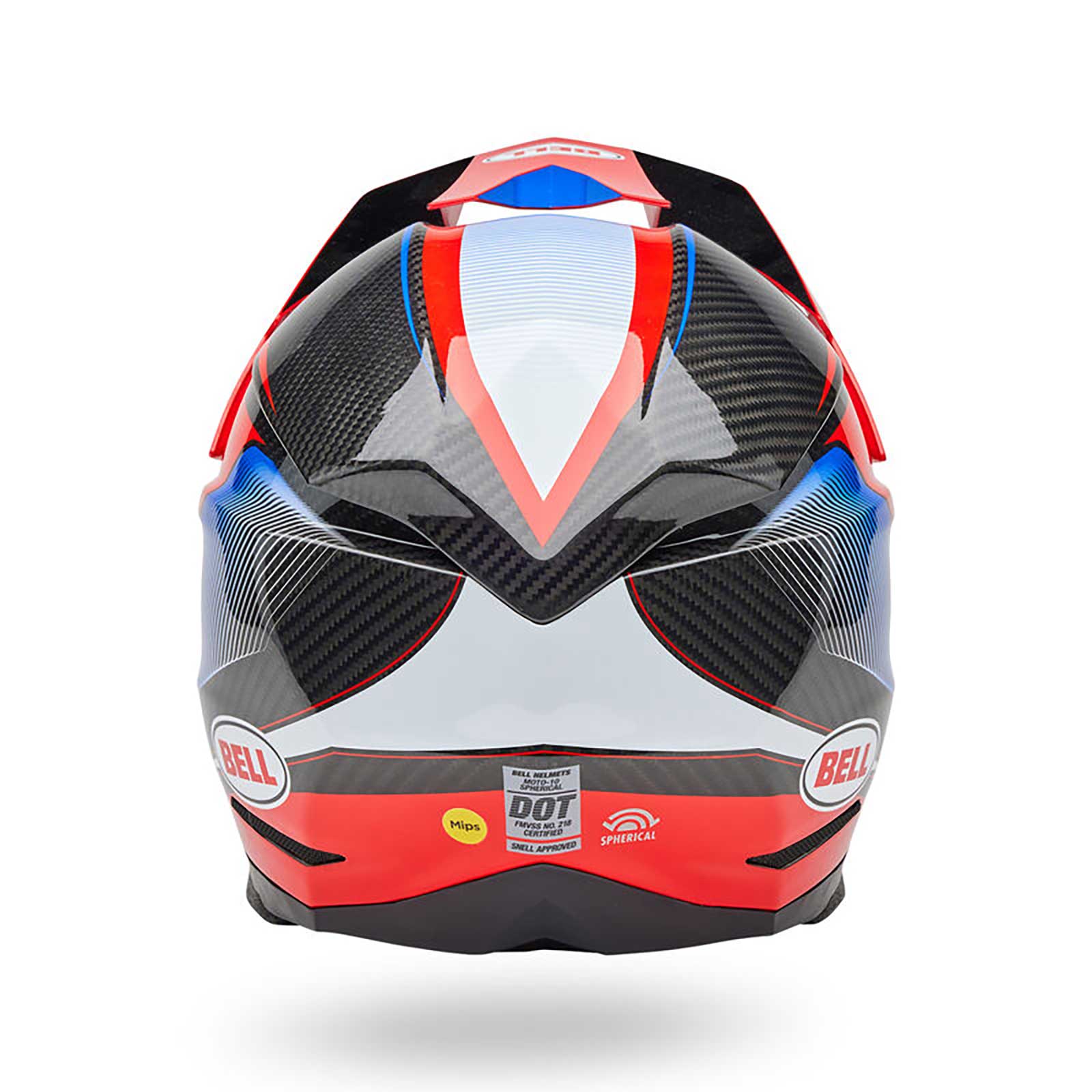 BELL Moto-10 Spherical EVADE MX Helmet (Red/Carbon)