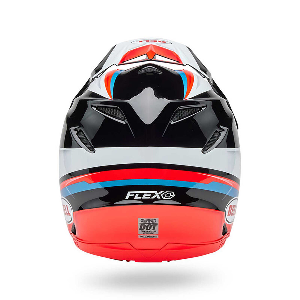 BELL Moto-9S FLEX MERCHANT MX | Enduro Helmet (Red/White/Black)